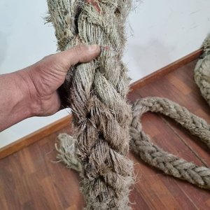 2 Tramos de Sogas Náuticas Gruesas de Boliche para Decoración Rústica (6mts c/u) - imagen 3
