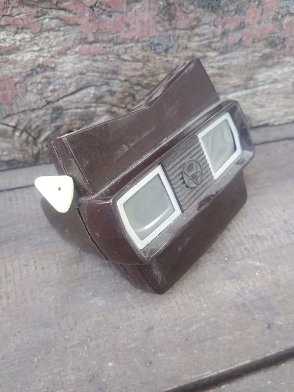 Visor Estereoscópico View-Master Sawyer's Marrón Baquelita Vintage