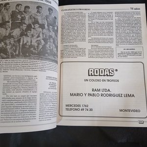 Libro "Progreso - 75 Años" (1917-1992) - Historia del Club Atlético Progreso - imagen 5