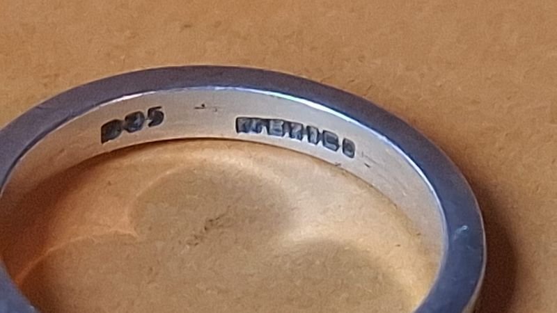 Anillos de plata con perlas y detalles en oro - imagen 3