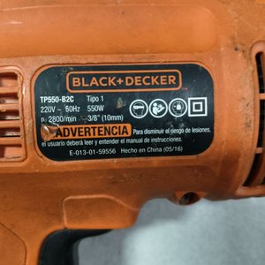 Taladro Black+Decker TP550-B2C 550W Usado - imagen 3