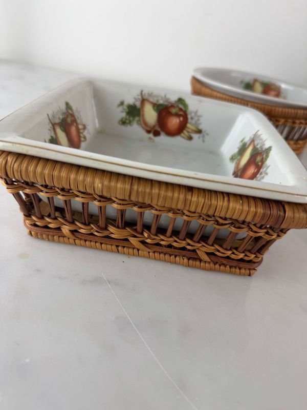 Conjunto de porcelana y fondue con soporte - imagen 3