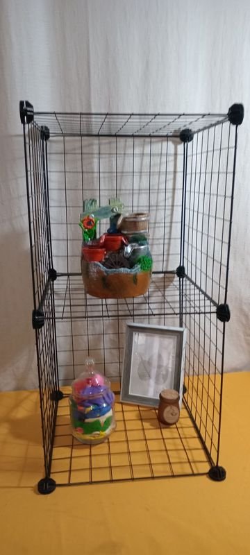 Organizador metálico para hogar