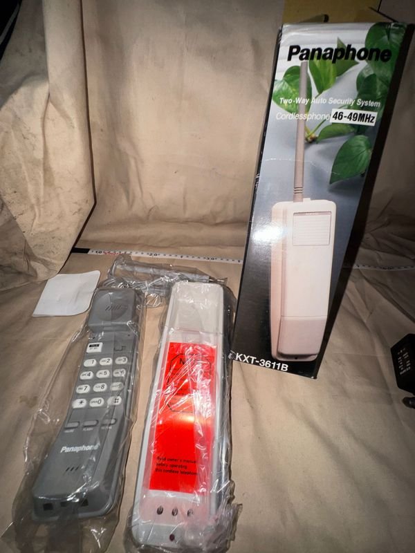 Teléfono Inalámbrico Panaphone Antiguo Nuevo en Caja