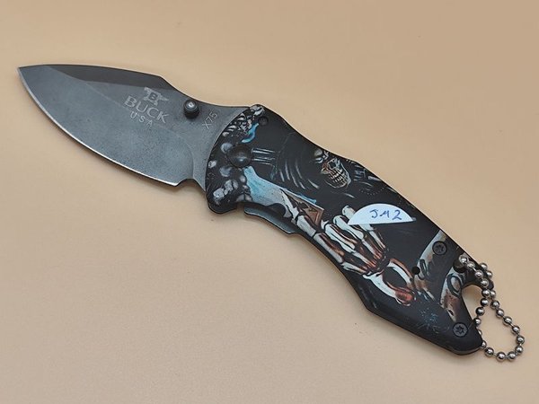 Navaja Buck de alta calidad con diseño de esqueleto - imagen 3