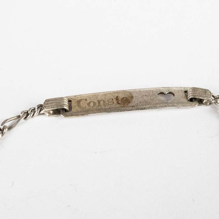 Pulsera de plata grabada - Accesorio de moda - imagen 2