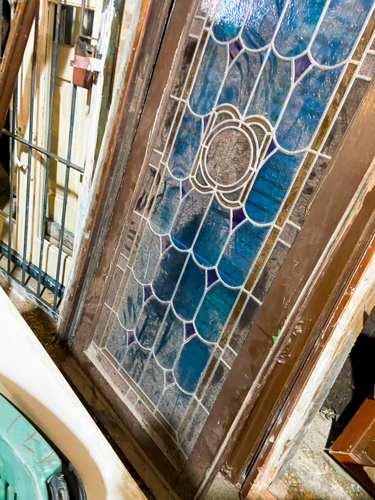 Ventanas de madera con vitraux para decorar - imagen 4
