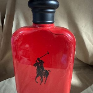 Tacho Grande de Decoración Rojo con Logo Polo - imagen 2