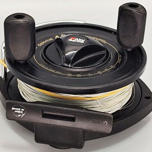 Reel de pesca Abu Garcia Diplomat 420 Made in Japan con línea - imagen 6