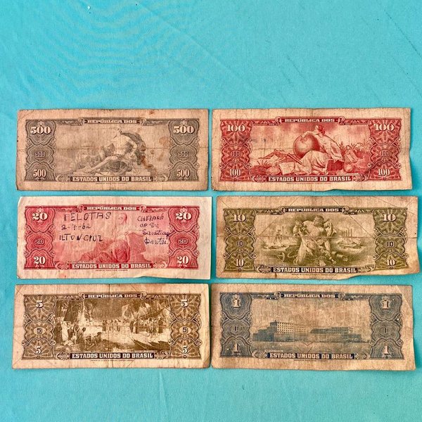 Lotes de Billetes Antiguos de Brasil - imagen 2