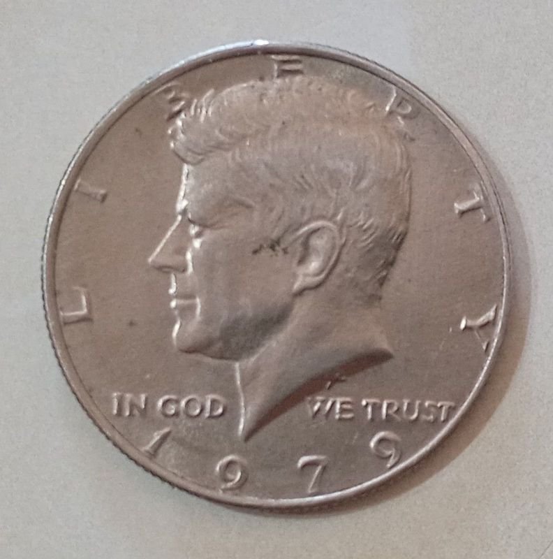 Lote siguiente: Moneda conmemorativa de medio dólar de John F. Kennedy