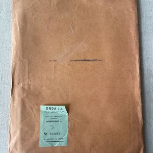 Lote siguiente: Sobre de Empresa Onda S.A. con Sello y Papel Pegado de Colección