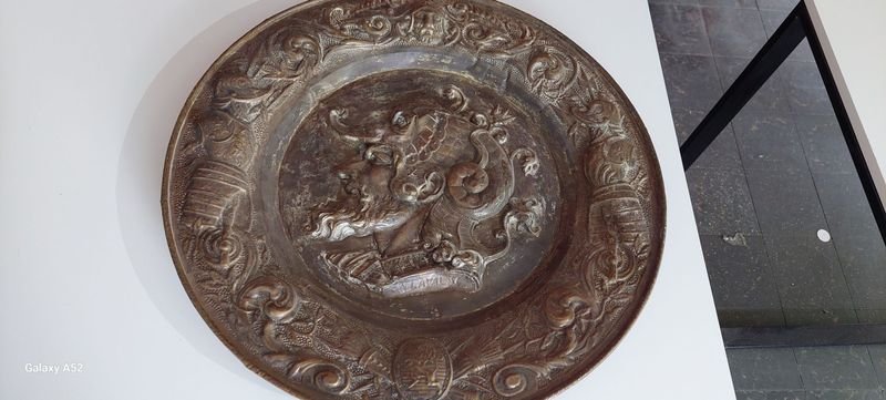 Plato de cobre decorativo - imagen 2
