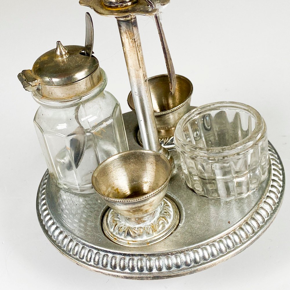 Soporte para sal y pimienta con cucharita de cobre - imagen 4