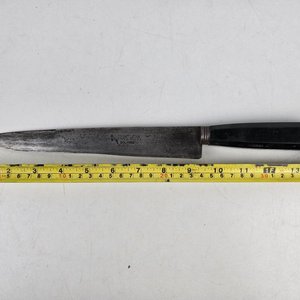 Cuchillo Criollo Franz Wenk Solingen con Mango de Guampa y Funda - imagen 6