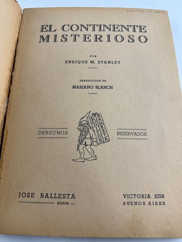 Libro de viajes y aventuras: El continente misterioso en dos tomos - imagen 10
