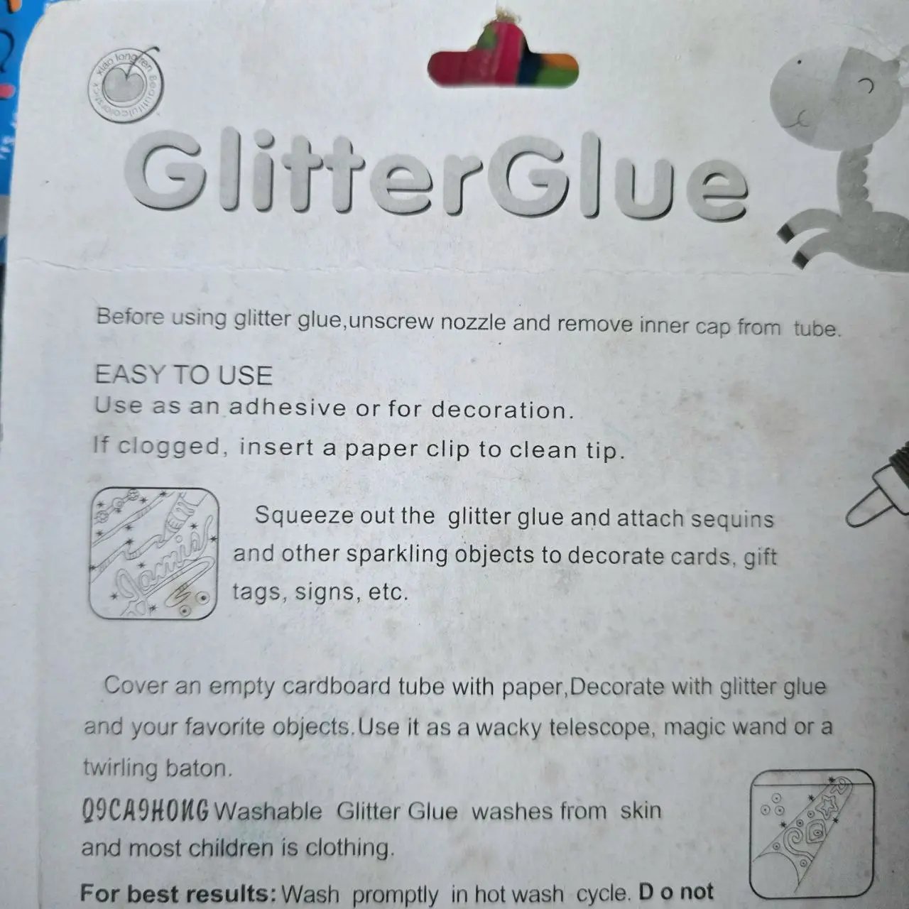 Pegamentos con Brillantina para Niños - imagen 3