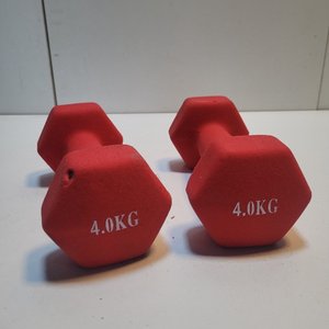 Par de Mancuernas Rojas de 4kg Cada Una - imagen 5