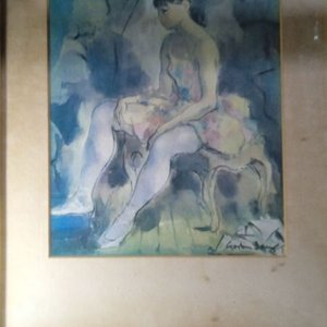 Lote siguiente: Lámina Bailarina 33x40