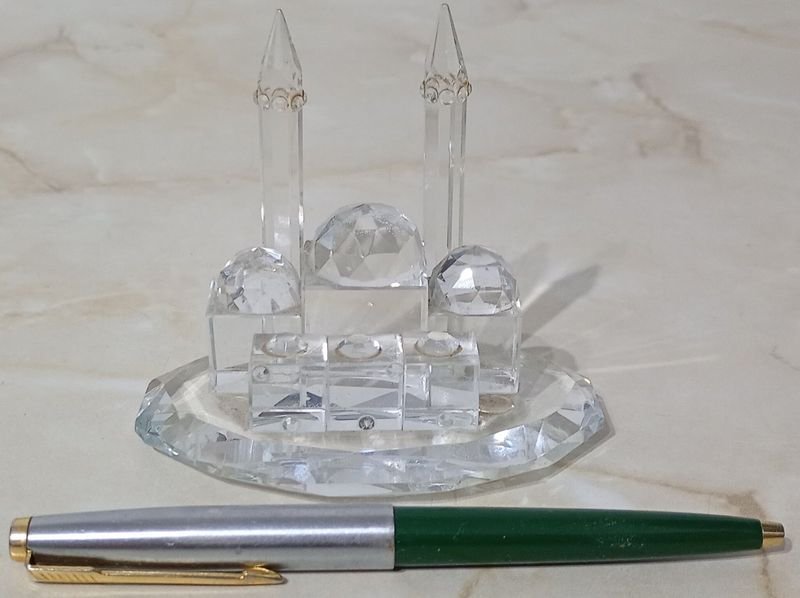 Pisapapeles Decorativo Cristal Swarovski Taj Mahal