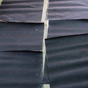 Lote de Tela Jeans Negra - imagen 3