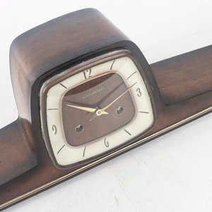 Reloj de Sobremesa Dugena Art Decó de Madera - imagen 2