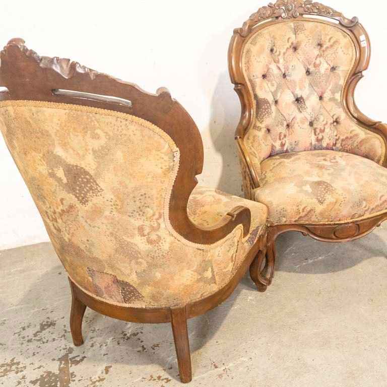 Par de butacas victorianas para decorar tu hogar - imagen 3