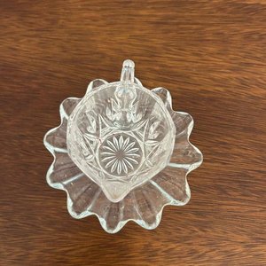 Salsera de Cristal con Plato Decorado - imagen 3