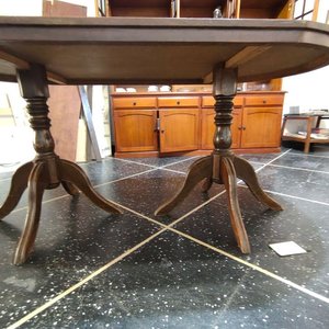 Mesa Oval de Madera Maciza Petiribí para 6 Personas - imagen 5