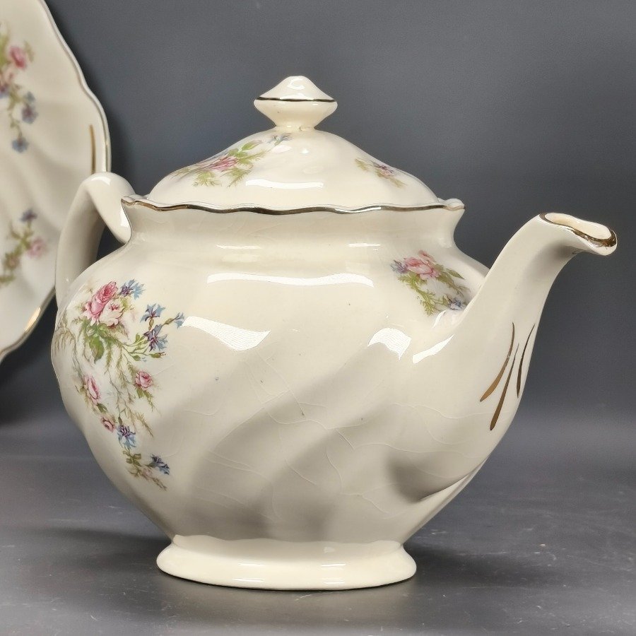Servicio de té y café, platos de porcelana y accesorios - imagen 8