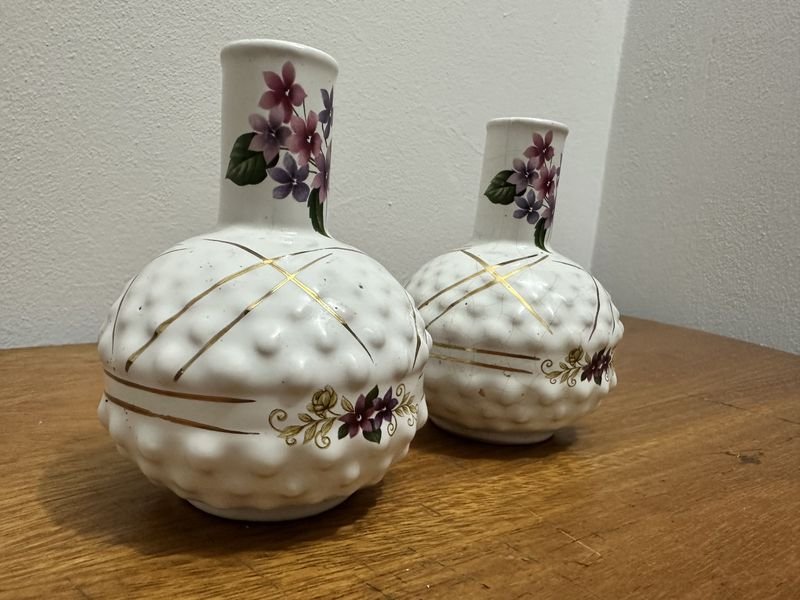 Adornos de Botella en Porcelana - Vajillas con Flores - imagen 2