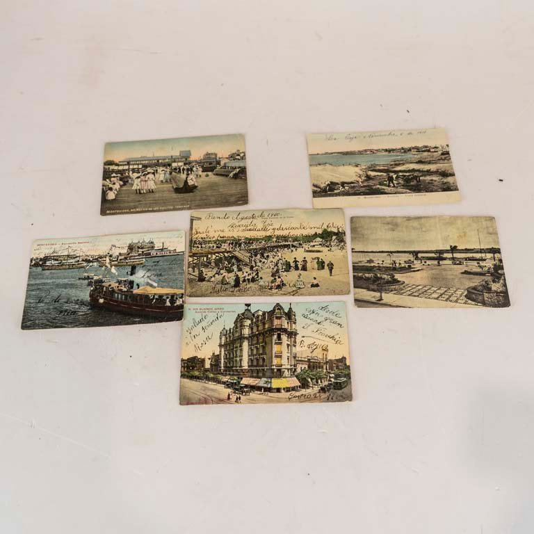 Lote siguiente: Postales antiguas de Uruguay - Colección de 6 piezas