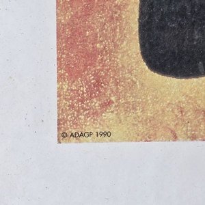 Reproducción Enmarcada "Femme et Chat" de Joan Miró (1950) - imagen 3