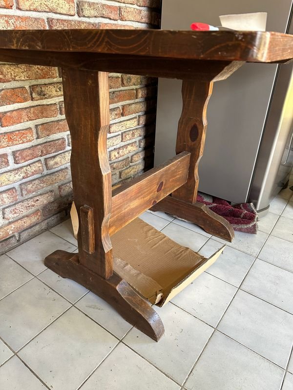 Mesa macisa para repintar, en buen estado - imagen 4