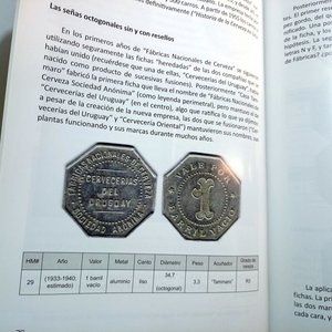 Libro: Las Fichas Utilizadas por las Fábricas de Cerveza en Uruguay - Catálogo Histórico - imagen 9