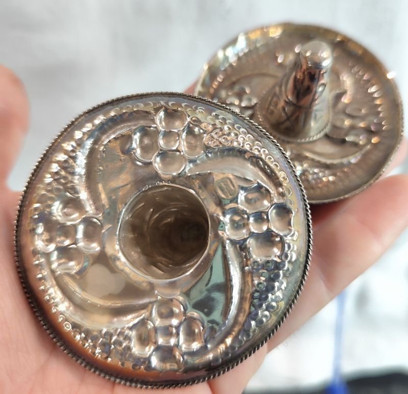 Dos sombreros mexicanos de plata en excelente condición - imagen 4