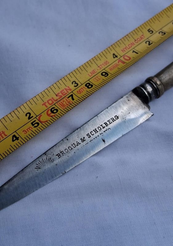 Pieza escasa importada de Broqua Scholberg - Cabo plata y oro - imagen 4