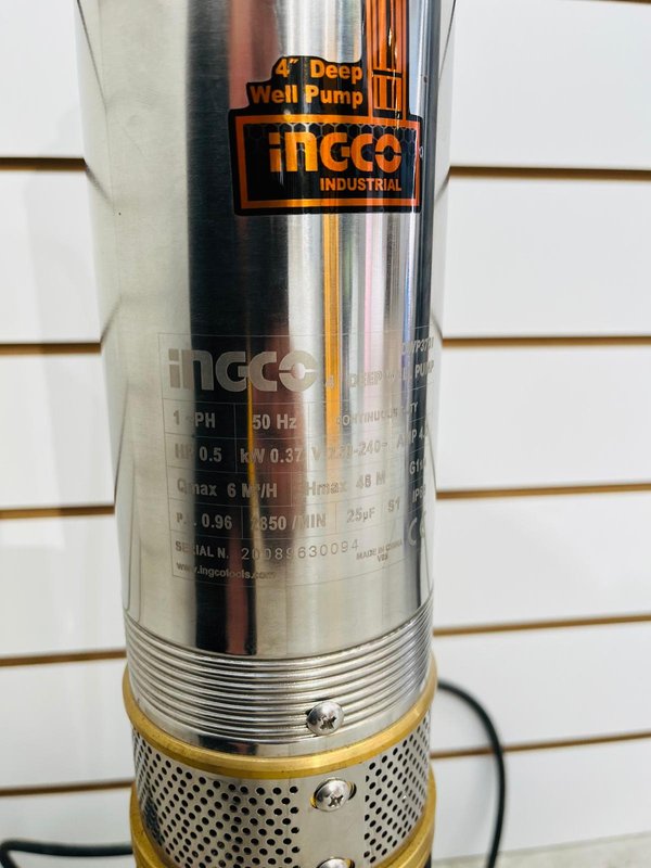 Bomba Sumergible Ingco 4" Profundidad