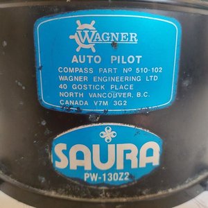 Brújula Marina Antigua Wagner "Auto Pilot" SAURA - imagen 3