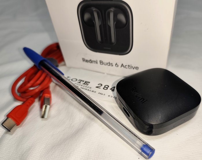 Auriculares Xiaomi Redmi Buds 6 Active Inalámbricos Bluetooth Negros