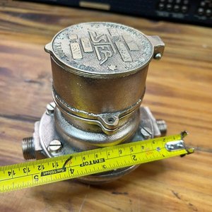 Antiguo Contador de Agua en Bronce Marca ASTER - imagen 4