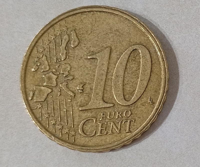 Moneda de Euro de 10 Centavos - Acuñada en el año 2002 - imagen 2