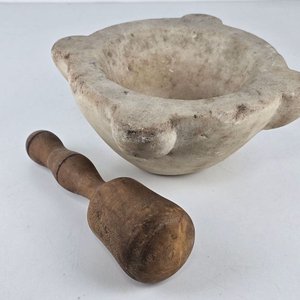 Mortero de Mármol con Mano de Aluminio - imagen 5