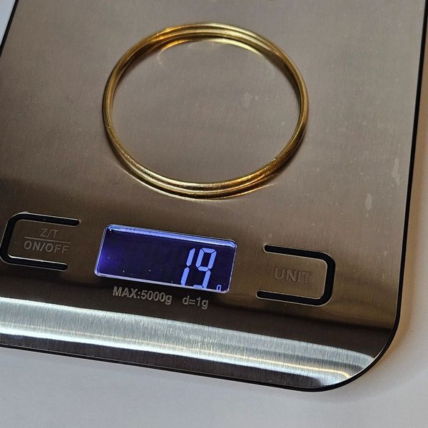 Joyas de Oro y Plata - Esclava Enchapada en Oro - imagen 1