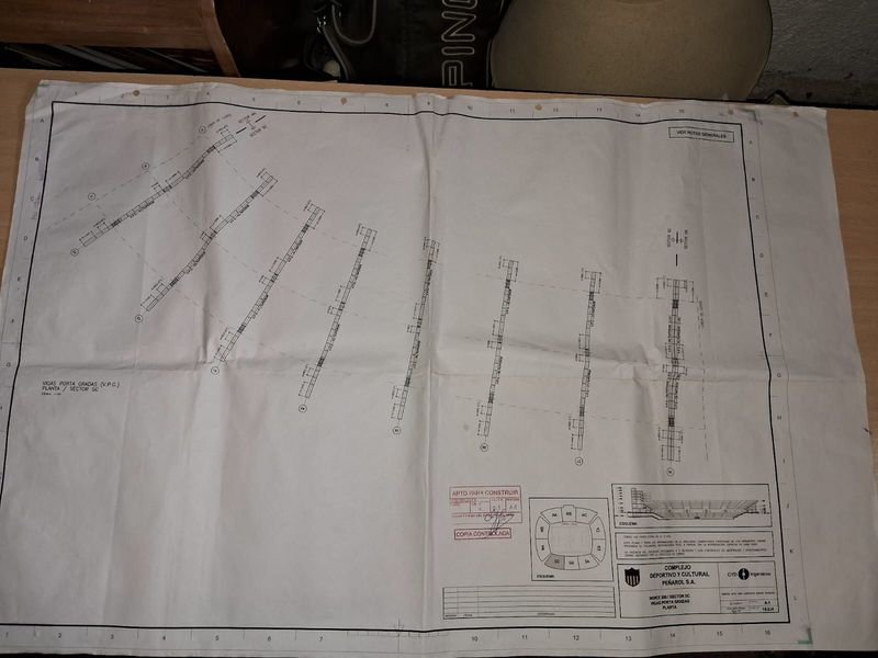 Lote anterior: Planos autorizados para construcción de gradas en el Estadio Campeón del Siglo