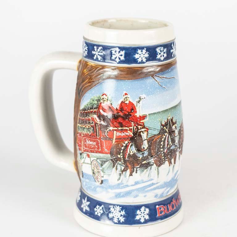 Jarra de cerveza Budweiser de porcelana - Medidas: alto 17cm - imagen 2