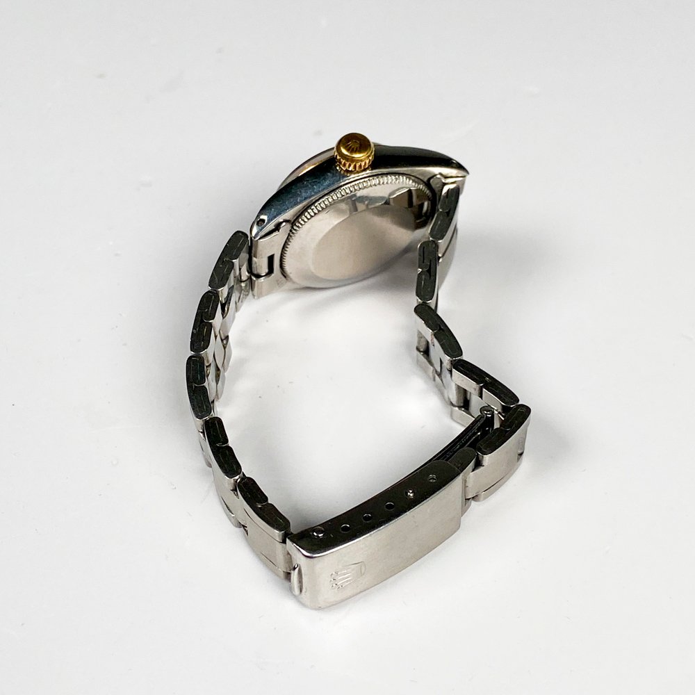 Reloj pulsera Rolex de dama, caja acero y oro con malla idem funciona - imagen 4