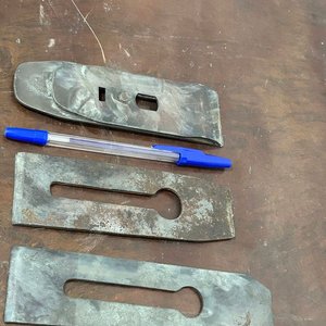 Hojas y Componentes de Cepillo de Carpintería Antiguo - imagen 3