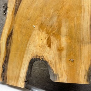 Mesa Rústica de Madera Maciza con Patas Metálicas - imagen 7
