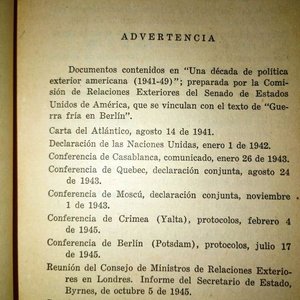 2 Libros "Circulo Militar-Biblioteca del Oficial": Política Internacional y Fuerzas Armadas en la Era Atómica IV y Guerra Fría en Berlín Tomo I (1957) - imagen 10
